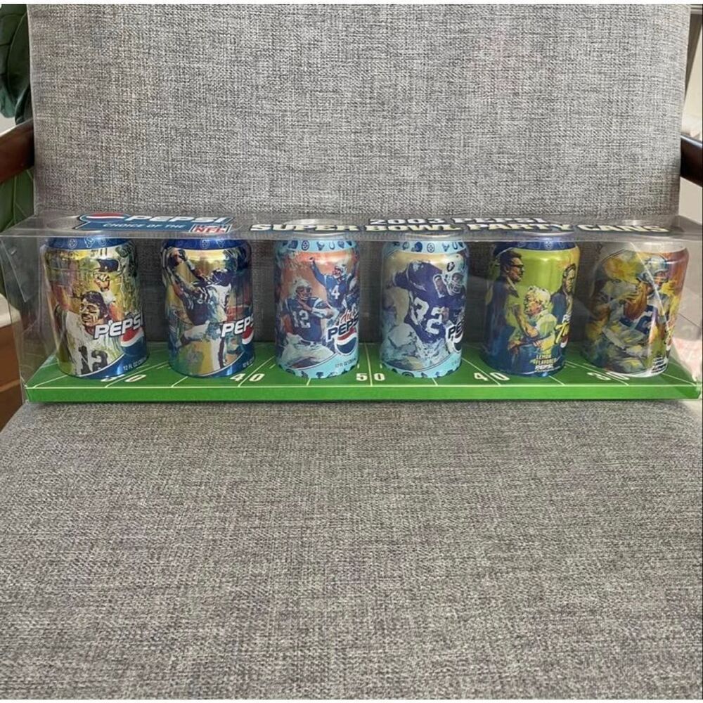 2003 Pepsi Super Bowl Collectors Can in Package